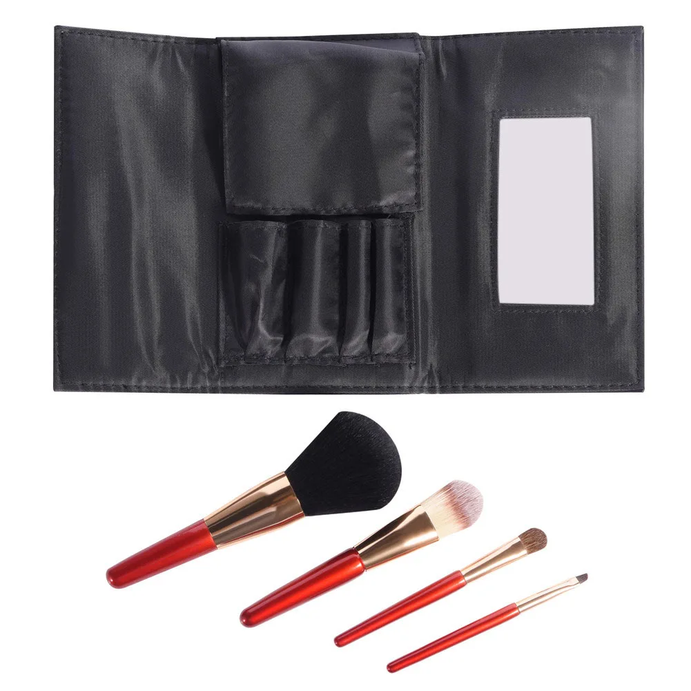 

4pcs Professional Brand Makeup Brushes Set Multifunctional Fondation Powder Brush Kit Make Up Tools Soft Brushes With Bag