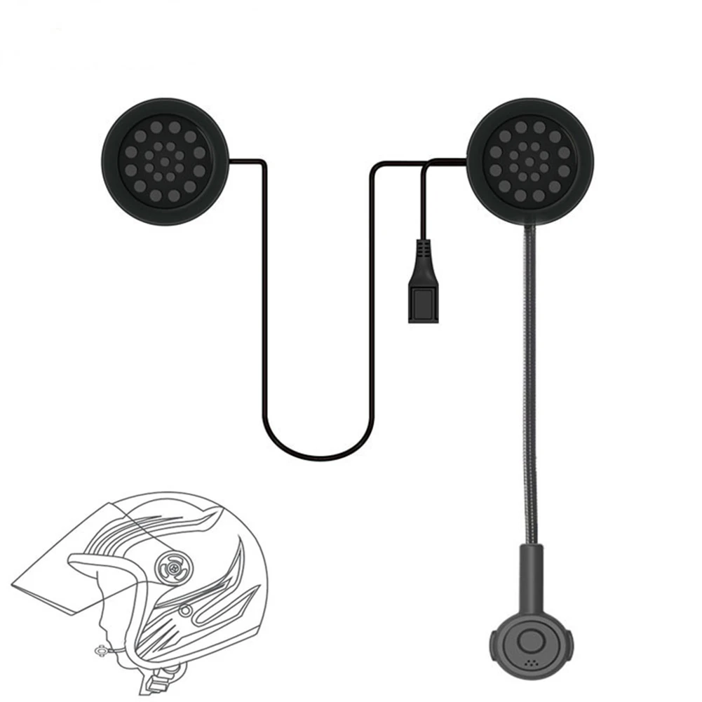Bluetooth Анти-помехи наушники гарнитура мотоциклетный шлем наушники Колонки с микро для смартфонов