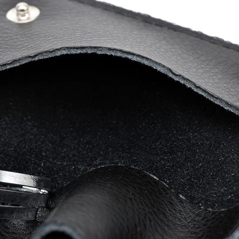 Real Leather Key Holder Men Women Keychain Organizer Waist Hanging Pouch Mini Purse Card Bag IC Card Wallet Housekeeper Key Case Key Case Key Holder Key Organizer Key Purse Card Case Holder