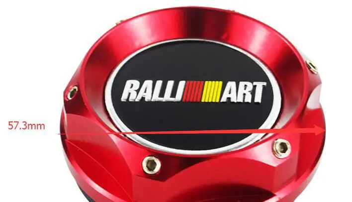 Ralliart гоночный двигатель масляный колпачок масляный топливный наполнитель Крышка для Mitsubishi HT6315