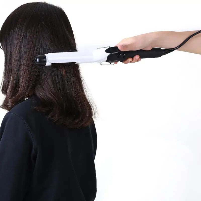 

110-220V Ceramic Hair LCD Tourmaline Ceramic Coating Hair Curler Roller Hair Curling Iron Beauty Styling Tool US Plug