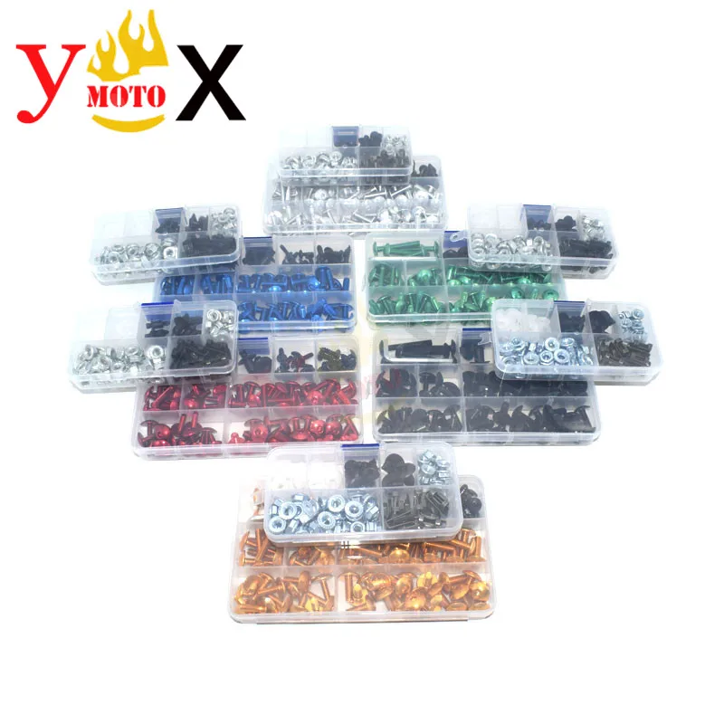 

233pcs Motorcycle M4 M5 M6 Fairing Bodywork Screw Bolt Fastener Clip Nut Kits For SUZUKI GSXR600 GSXR750 GSXR1000 K5 K6 K7 K8 K9