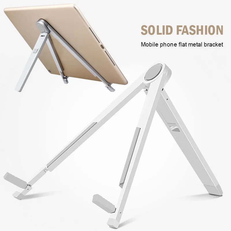 

Universal Aluminum Alloy Triangle Folding Tablet PC Stand Support 7-10 inch Tablets for Huawei iPad Samsung Tablet