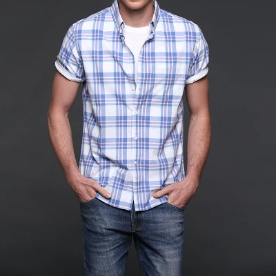 Free Shiping New Fashion Brand font b Mens b font font b Shirts b font Short