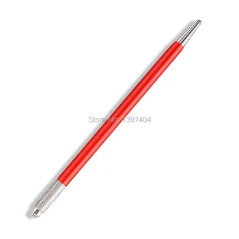 

50pcs/lot 3D Manual Fog Eyebrow Semi Permanent Microblading Tebori Tattoo Pen for 3/4/5R Circular Needles Round Blades