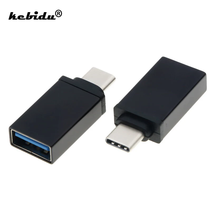 

kebidu USB Adapter USB 3.0 to Type-C OTG Adapter Charger Data Transfer Connector Type C to USB Converter for Macbook