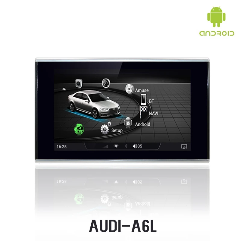 Nvtech мультимедийный навигатор приборной панели автомобиля dvd-плеер 8 ''для Audi A6/A6L/A7/S6/S7(только подходит MMI) 2012 - Цвет: Черный