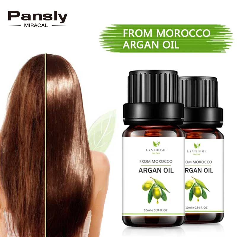 

10ML Morocco Hair Care Argan Oil Pure Natural Moisturizing Dry Damaged Hair Maintenanceir Keratin Repair Treatment Hair Mask