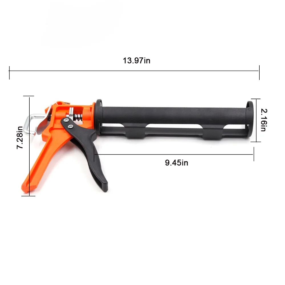 Корпус из высокоуглеродистой стали пистолет стекла силиконовый Gluegun для