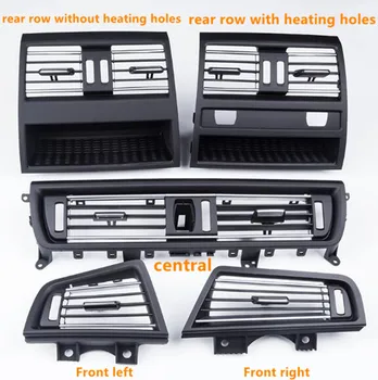 

LHD Front Row Wind Left Center Right Air Conditioning Vent Grill Outlet Panel With Chrome Plate For BMW 5 Series F10 F18