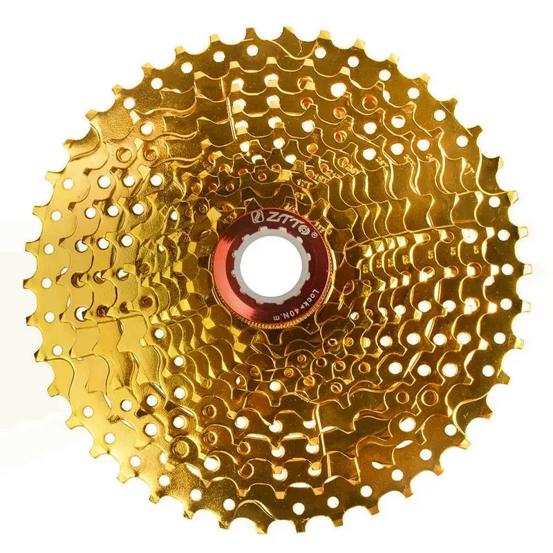 ZTTO 30 11-Speed Mountain Bike Bicycle Cassette Flywheel Golden 11S 11-42T Climbing Flywheel Bicycle spare parts ZTTO 30 11-Speed Mountain Bike Bicycle Cassette Flywheel Golden 11S 11-42T Climbing Flywheel Bicycle spare parts