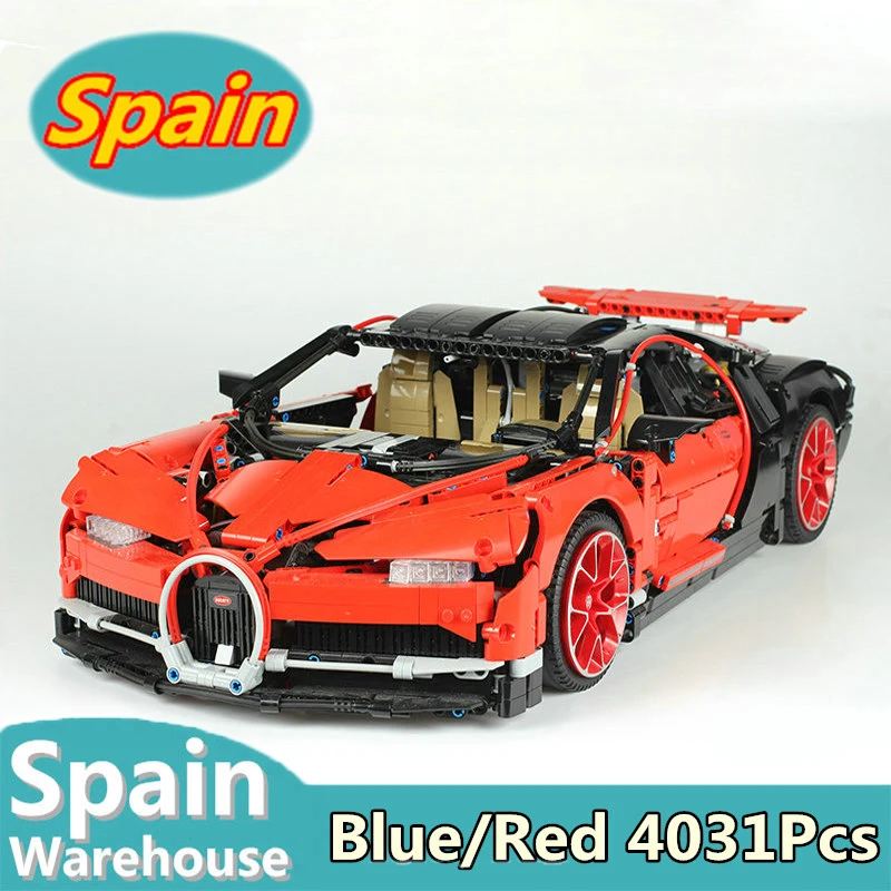 

Building Blocks 20086B Bugatti Chiron Racing Car Compatible Legoing Technic 42083 4031Pcs Construction Toys Gift Ship From Spain