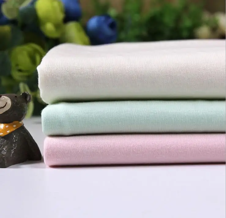 Odile cotton knit T shirt fabric Summer cotton Lycra fabric Tight