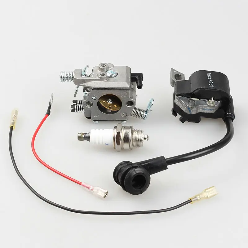 Carburettor Carb Ignition Coil Spark Plug For STIHL MS170 MS180 017 018
