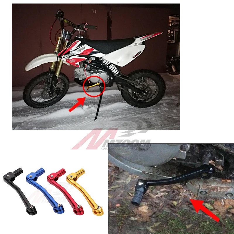 Motorcycle CNC Folding Aluminum Gear Shift Lever Fit for Kayo Apollo 110/125/140/150/160/250cc Dirt Bike Lever