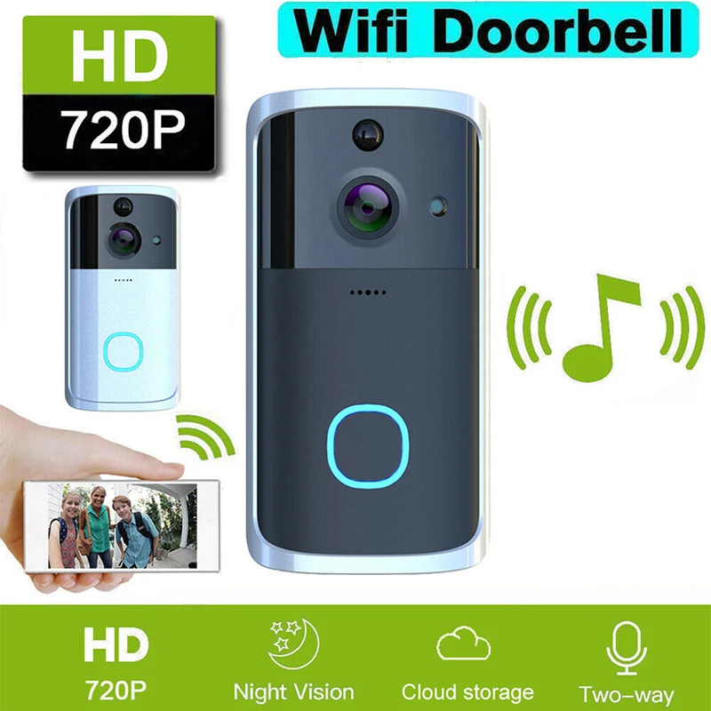 

Wireless IP Wifi Video Door Bell Video Intercom WIFI Doorbell Smart IP Video Intercom WI-FI Video Door Bell For Apartments