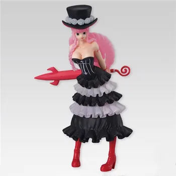 

14cm Anime One Piece Styling Perhona Girls Selectiontion 3rd Ver Model PVC Action Figure Black Dress Collection Toy Gift