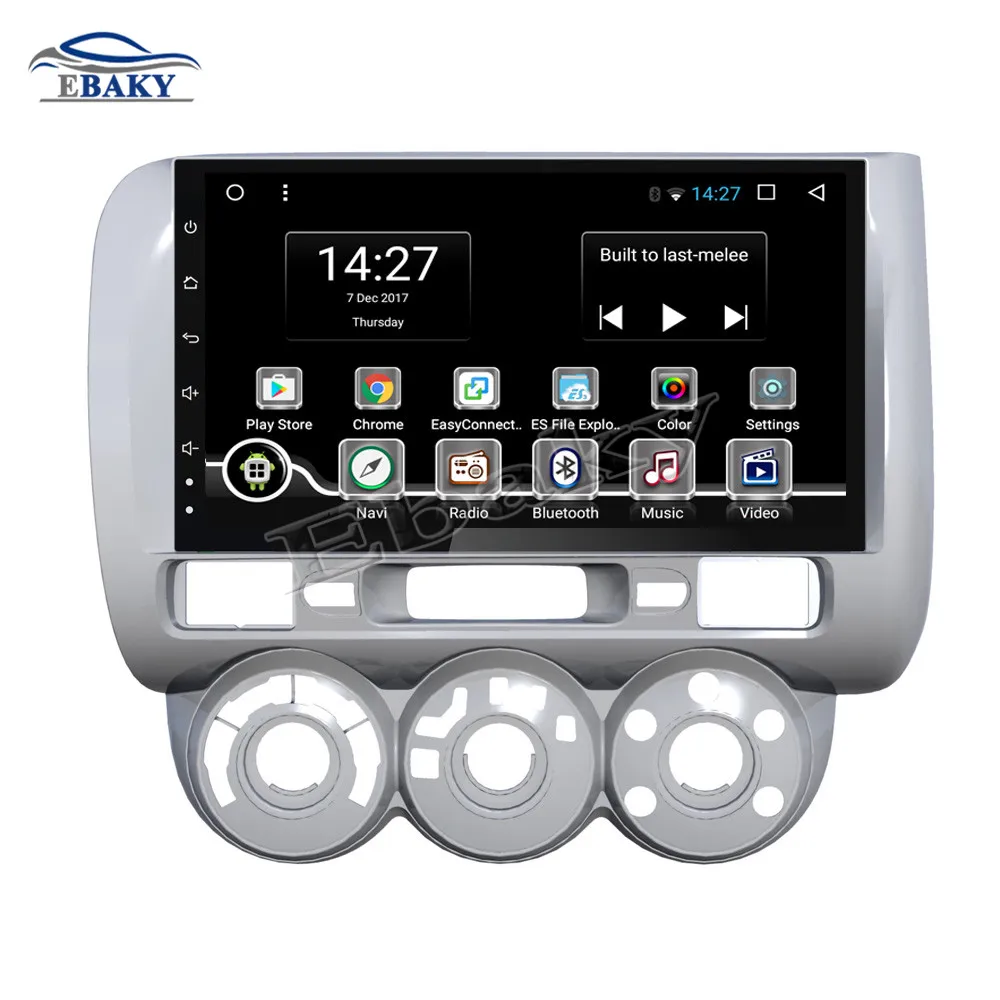 

NaviTopia 9inch 1GB/2GB Quad Core/Octa Core Android 7.1/8.1 Car DVD Radio for Honda CITY 2005 2006 2007 2008 with GPS