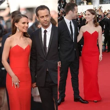 Пользовательские Длиной до пола Красном Ковре Платье С Плеча Формальное Дешевые Новое Прибытие Длинные Платья Знаменитостей Элегантный