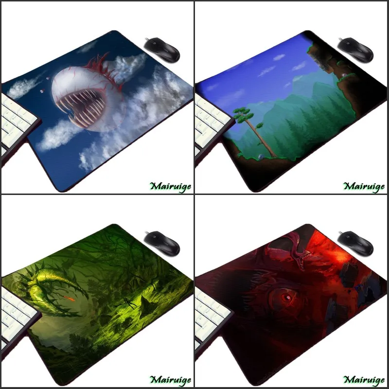 Mairuige So Cute Cool Video Game Terraria Pattern Creative Diy Print Rubber Computer Gaming Mouse Pad Small Size for Pc Tabletop Mairuige So Cute Cool Video Game Terraria Pattern Creative Diy Print Rubber Computer Gaming Mouse Pad Small Size for Pc Tabletop