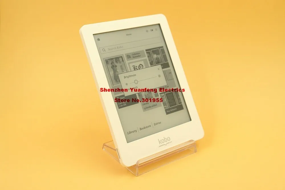 Электронная книга, электронная книга Kobo Glo N613, сенсорный экран, e-ink, 6 дюймов, 1024x768, 2 Гб, Wi-Fi, для чтения книг, фронтальная подсветка