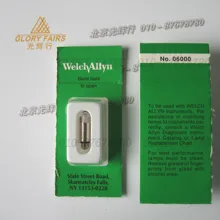 Welch allyn HPX060 06000 2,5 V HAL HPX лампа, 60713,60803, 60804 волоконно-оптический Ларингоскоп ручка, WelchAllyn 06000-U галогенная лампа