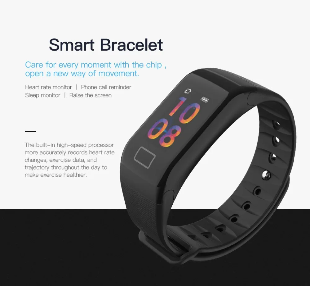 Smart band Men Women Blood Pressure Waterproof Color Screen Sports Smart Bracelet Heart Rate Monitor Smart Watch PK C1plus M 4