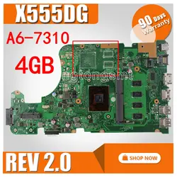 X555YA материнская плата для ASUS X555Y X555YA X555YI X555D X555DG X555DA Материнская плата ноутбука X555Yi материнская плата 4G A6-7310