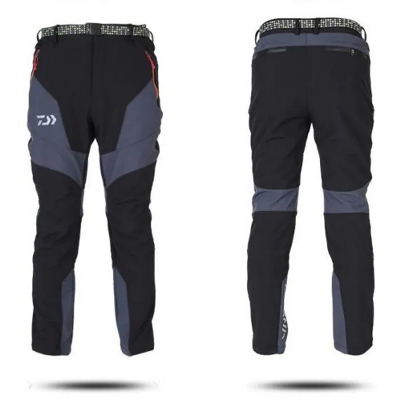 

2017 NEW DAIWA Fishing Autumn And Winter pants trousers outdoors DAWA Plus velvet soft shell waterproof DAIWAS Free shipping