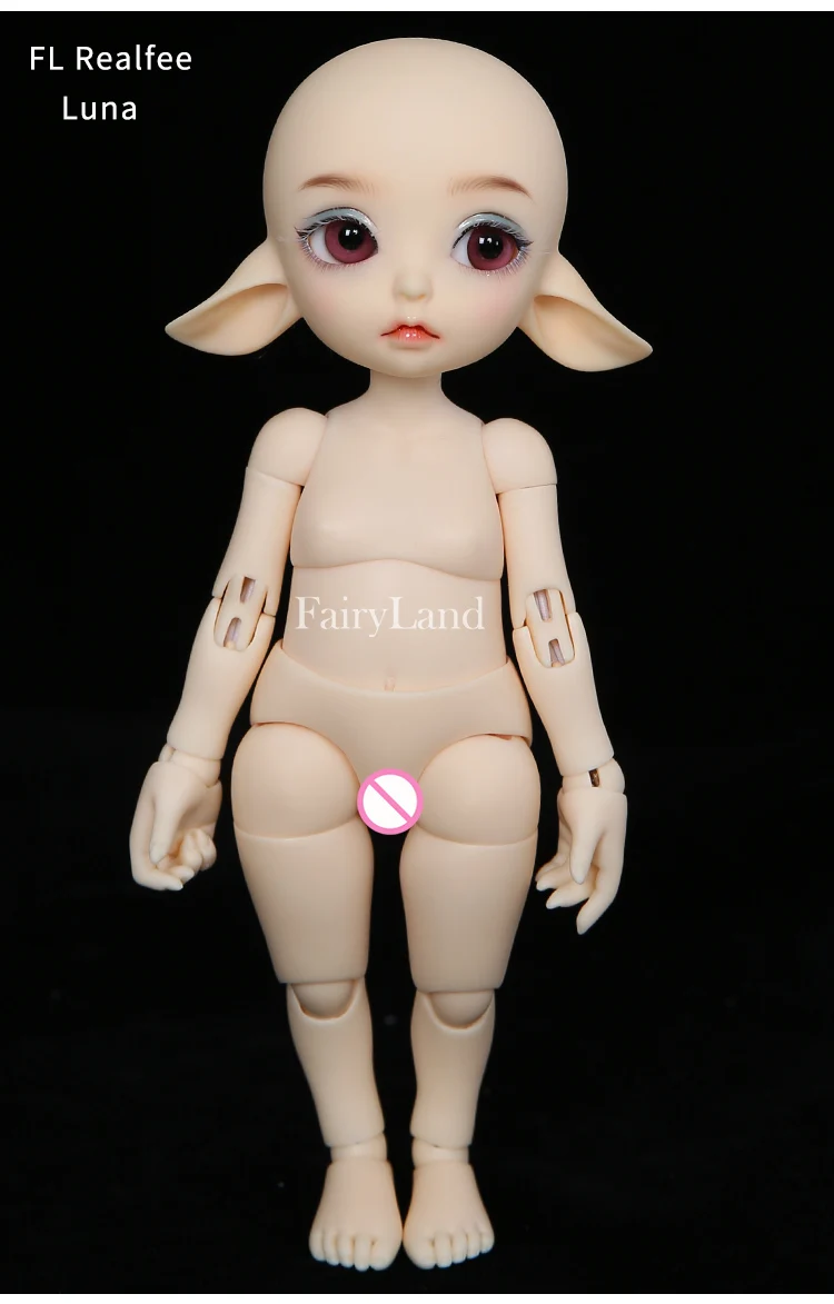 Fairyland Realfee Luna 19 см bjd sd кукла 1/7 модель тела высокое качество игрушки магазин ShugoFairy парики мини кукла luodoll