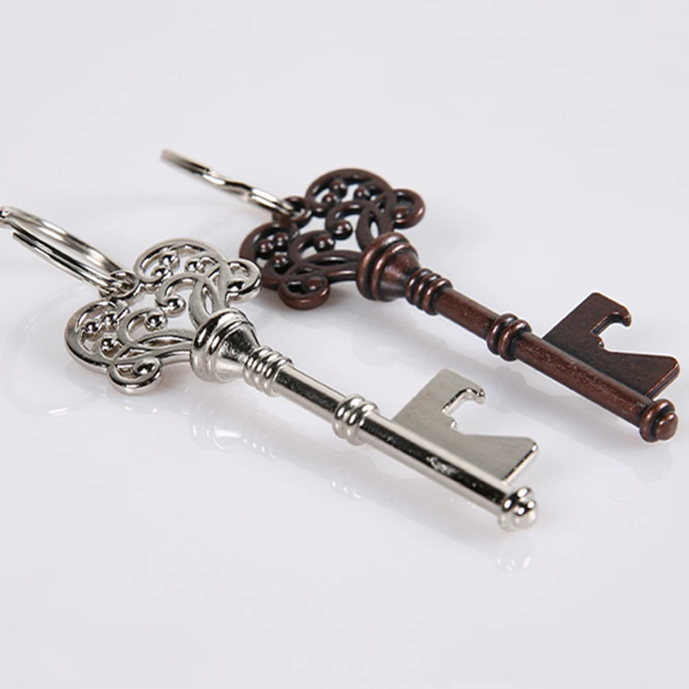 

NEW Mini Portable Key Shape Steel Bottle Openers Beer Wine Bottle Opener Keychain Opener Tool