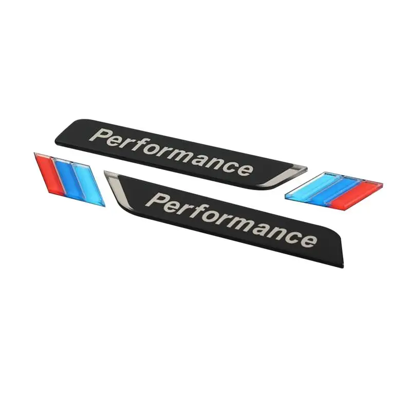 

VORCOOL 3D Side Pillar Door Fender Trunk Emblem Badge Plate Decal Set For BMW 3D Car Styling Decoration