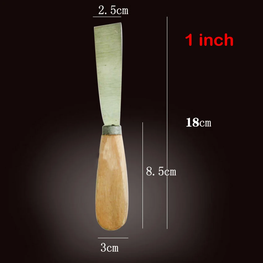 " 1,5" " 2,5" " 4" " Шпатель скребок Лопата углеродистая сталь деревянная рукоятка штукатурка для стен нож Ручные Инструменты