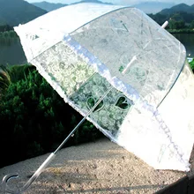 Полуавтоматические арочные грибы кружева Apollo Прозрачные зонтики для длинной ручки зонтик Лолита Мода