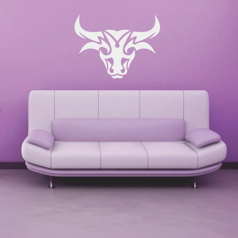 Dctal Twelve Constellation Sticker Logo Decal  Vinyl Wall Decals Pegatina Quadro Parede Decor Mural  Sticker Taurus 1