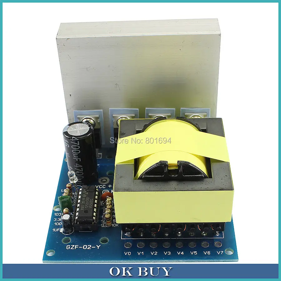 500W DC12V To AC 18V 0~160V~220V~380V DC-To-AC Inverter Pre-amplifier Boost Converter Module 500W DC12V To AC 18V 0~160V~220V~380V DC-To-AC Inverter Pre-amplifier Boost Converter Module