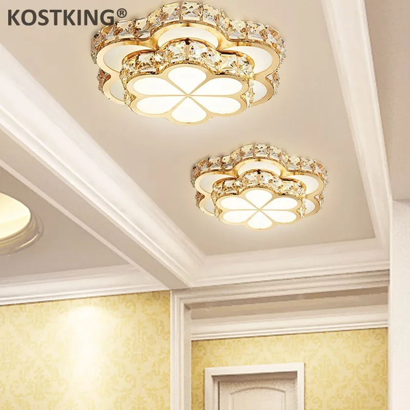 

Fashion flowers LED Chandeliers led lamps new Pendant lamp Gold K9 crystal Chandelier High-power led lustre light Chandelier