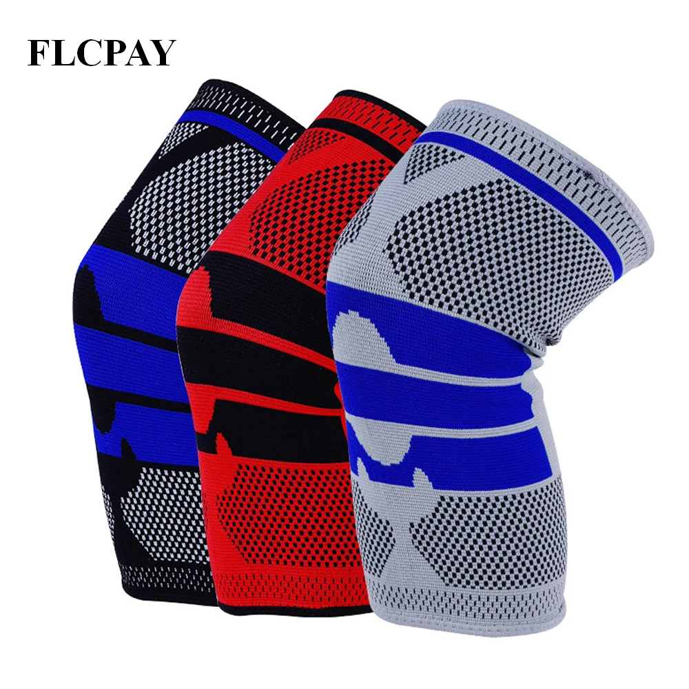 1Pcs Men Sports Safety Volleyball Basketball Kneepads leg Support Wraps
