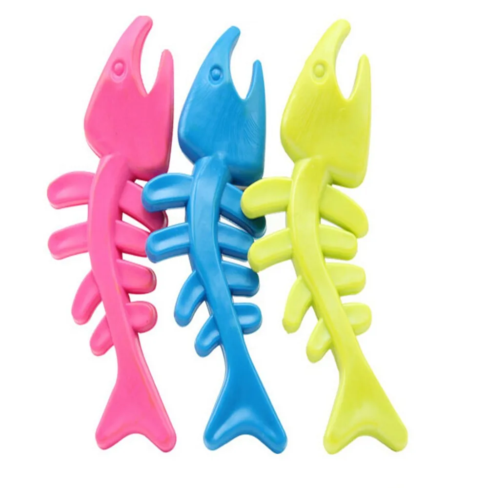 Dog Toy Products Bite Resistant Fish Bones Toys For Dog Chew Molar