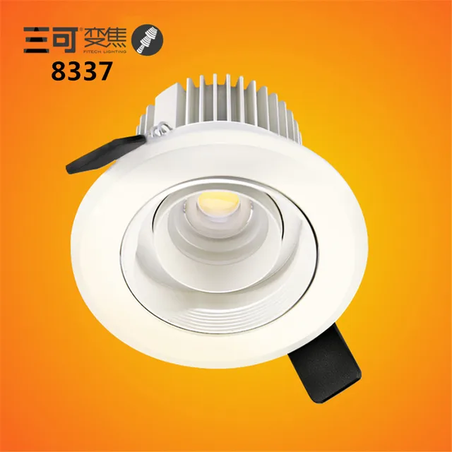 8337 Le 4inch 5w Cob Led Display Case Lighting Fixtures 8337 Le 4inch 5w Cob Led Display Case Lighting Fixtures Adjule Gimbal Retractable Accent