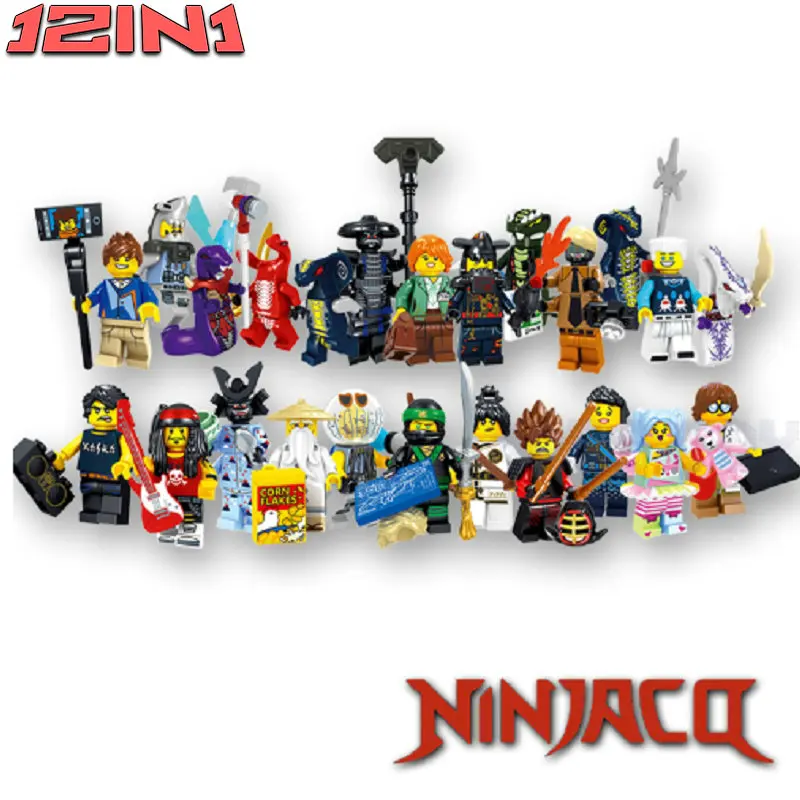 

NINJA Heroes Movie Action Figures Blocks Lloyd Garmadon Compatible LegoINGly Ninjagoes Toys For Children Gift 2018