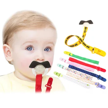 

Hot Sell Baby Pacifier Clips Chain Cartoon Funny Dummy Nipple Belt Teether Pacifier Holder Clip For Baby Safe Soother Chain