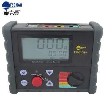 

Fast arrival TM4105A real digital earth tester Ground Resistance Tester 20 Ohms/200 Ohms/2000 Ohms,0-200V
