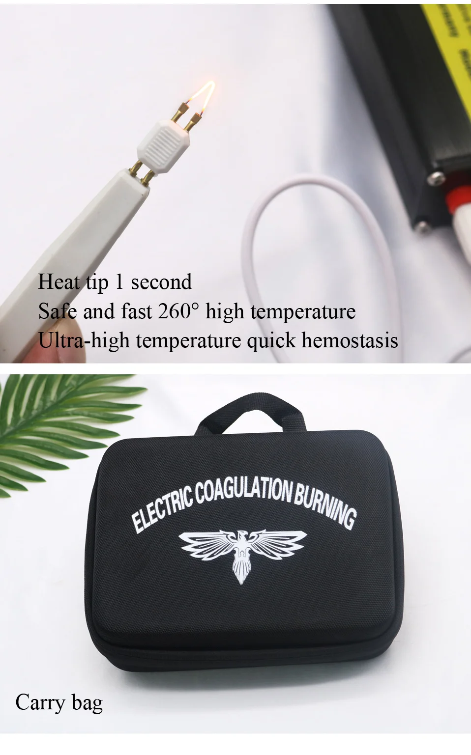 V50 tabletop electrocoagulation pen hemostatic burner cosmetic plastic tool electrothermal coagulation hemostat