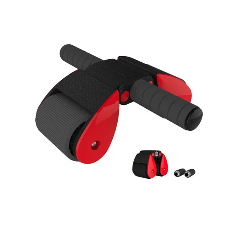 Double Abdominal Wheel Male Female Fitness Equipment Household Body-building Wheel Roller Reduce Belly Rebound