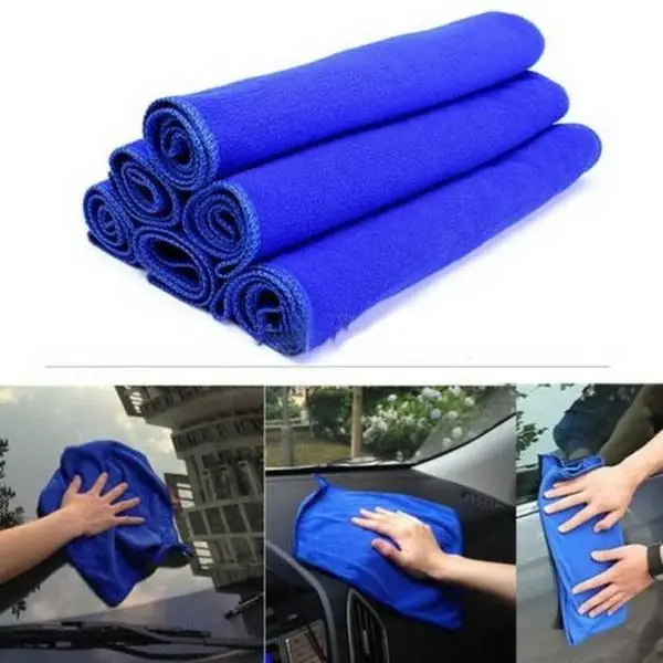 

1/5Pcs Microfibre Cleaning Cloth Auto Soft Cloth Washing Cloth Towel Duster 30*30cm Car Home Cleaning Micro fiber Towels