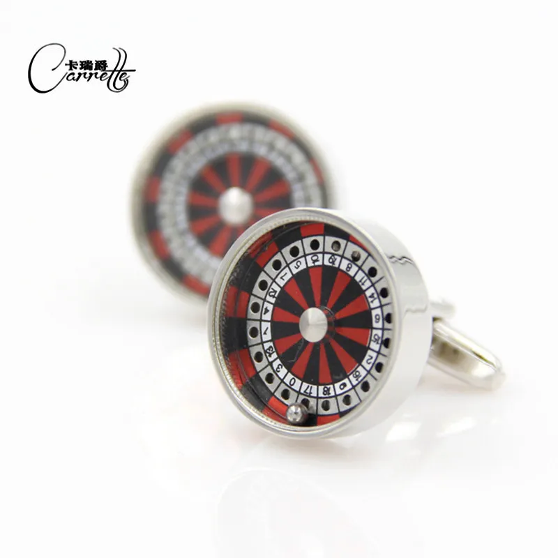 Lucky big roulette fun modeling cufflinks men's French shirt cuffslinks | Украшения и аксессуары