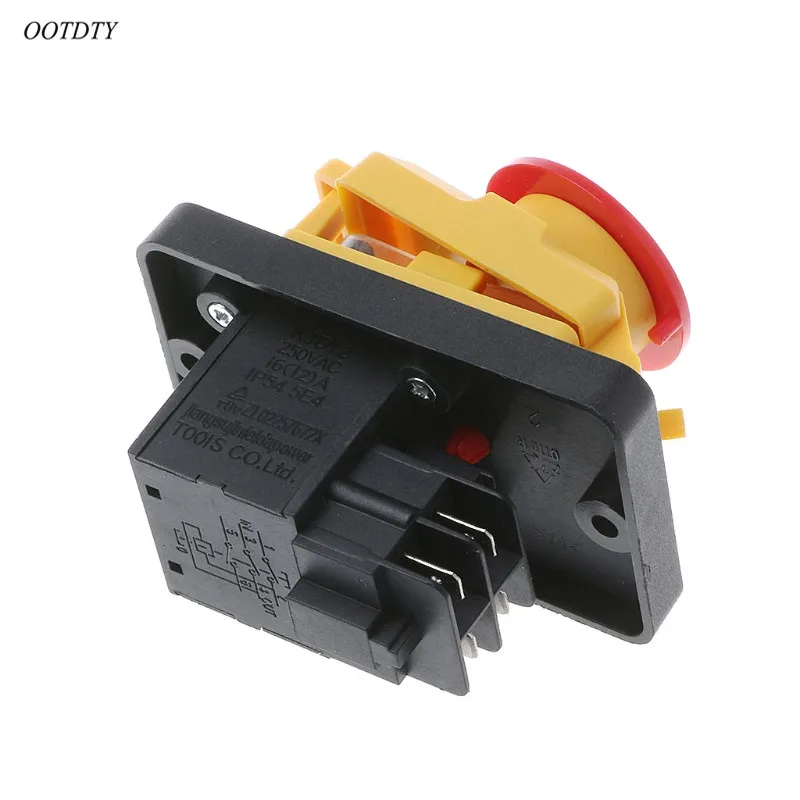 OOTDTY KJD12 250 В 4 контактный водонепроницаемый магнитный старт стоп без вольт