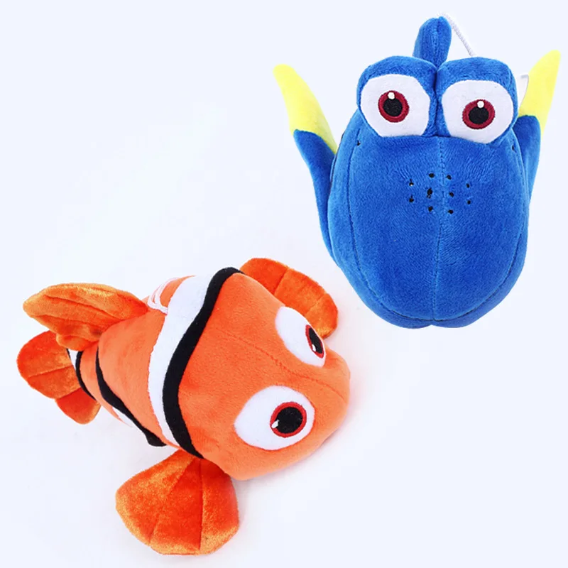 Finding Nemo 2 Finding Dory Plush Toys 25cm Nemo & Dory Fish Plush Soft Stuffed Cartoon Animals Toys Gifts for Kids Children