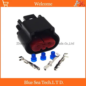 

3 Pin female 1.5 Automobile oil pump plug connector,Car waterproof electrical connector for delphi BMW,VW ect